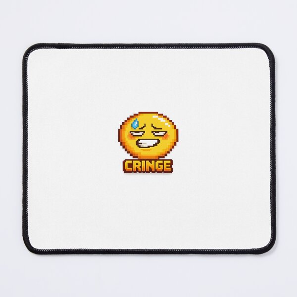 Item preview, CRINGE Pixel Emoji – Retro 8 Bit Awkward Meme Reaction Sticker designed and sold by ANiyati.