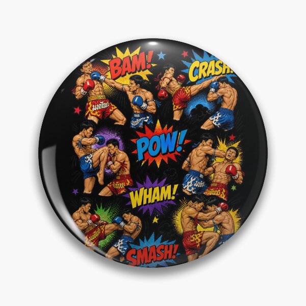 Item preview, 60's Superhero Style Fight Collage  designed and sold by CoolCrazyQuirky.