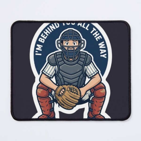 Item preview, Funny Baseball Catcher designed and sold by Chromatic Artistry.