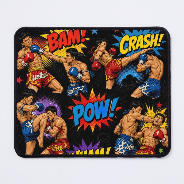 Item preview, 60's Superhero Style Fight Collage designed and sold by CoolCrazyQuirky.