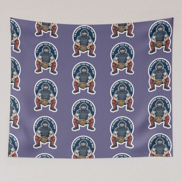 Item preview, Funny Baseball Catcher  designed and sold by Chromatic Artistry.