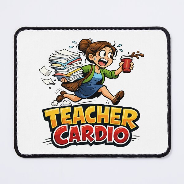 Item preview, Teacher Cardio Back to School Survival designed and sold by Art by Debasish.