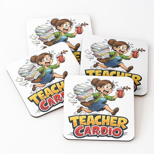 Item preview, Teacher Cardio Back to School Survival designed and sold by Art by Debasish.
