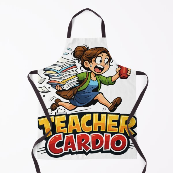 Item preview, Teacher Cardio Back to School Survival designed and sold by Art by Debasish.