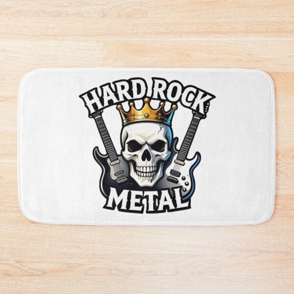 Item preview, Hard Rock Metal King Skull with Electric Guitars designed and sold by veloramode.