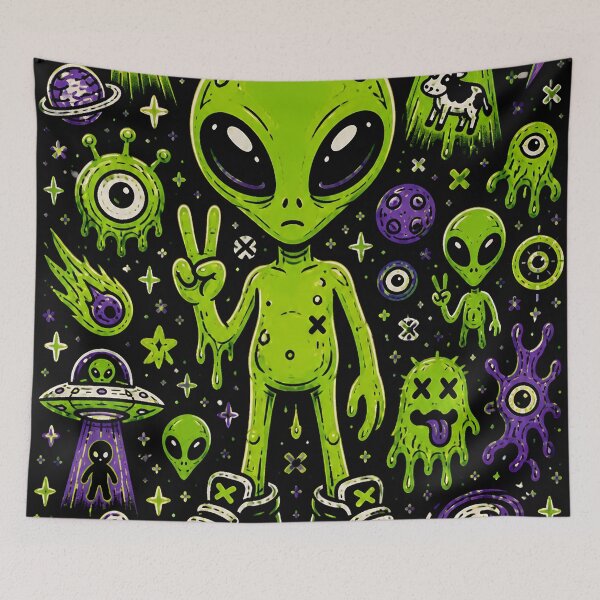 Item preview, Spooky Alien UFO Cosmic Aesthetic designed and sold by ZetaDream.