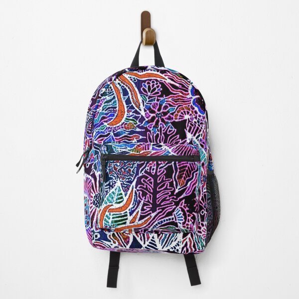 Item preview, TIAMAT: Electric Reef- Psychedelic Maximalist Ocean Botanical Design designed and sold by Bloom Theory.