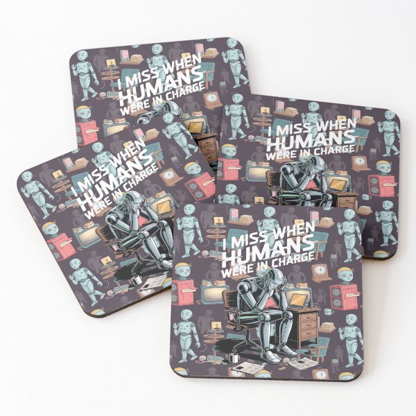 Item preview, Funny AI Meme Shirt – I Miss When Humans Were In Charge Robot Humor designed and sold by DigoCostaK7css.