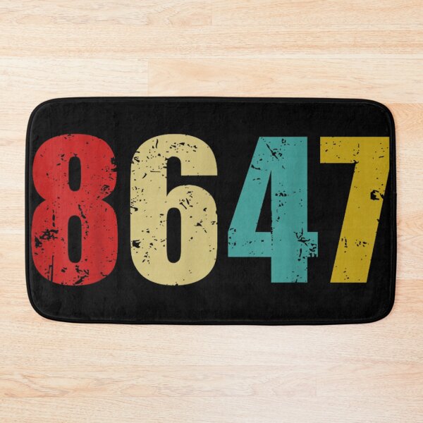 Item preview, Retro Vintage 8647 Colorful Distressed Aesthetic Graphic For Men And Women designed and sold by HarinDonreka.