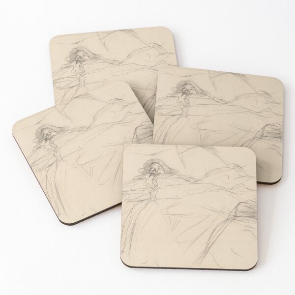 Item preview, In Bed (Au Lit) by Henri de Toulouse-Lautrec | Intimate Post-Impressionist Fine Art Poster designed and sold by artofuniverse.