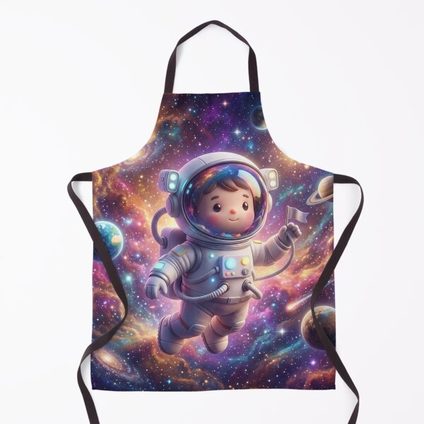 Item preview, Cute 3D Astronaut Exploring Cosmic Nebula designed and sold by MoonshotWorld.