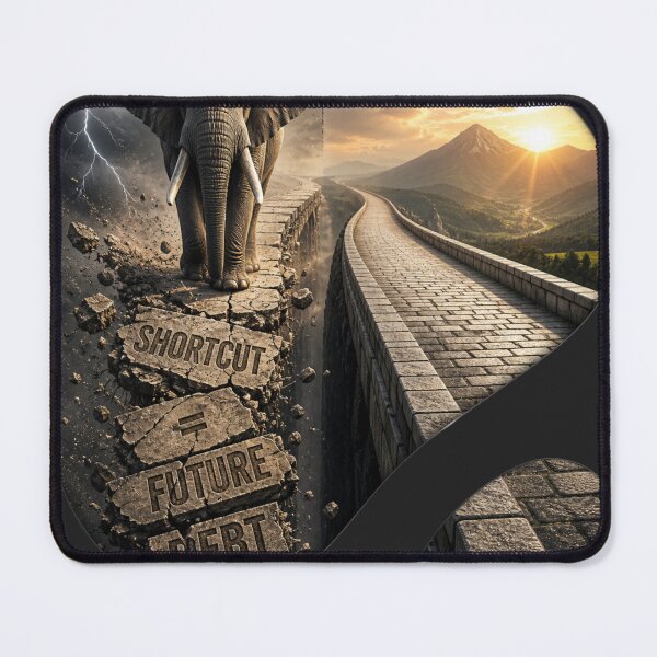 Item preview, Founder Engineer Future Debt Shortcut Elephant Industrial Cinematic Art Print designed and sold by SavannaStrikes.