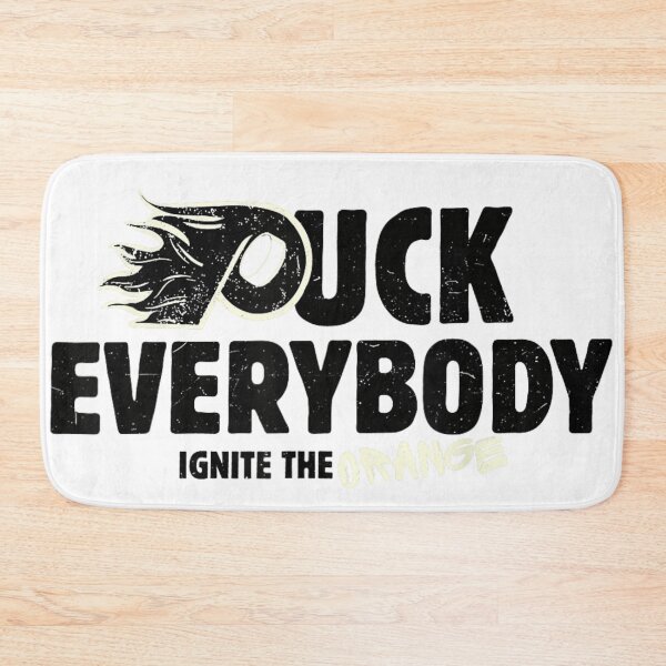 Item preview, Puck Everybody Ignite The Orange Funny Ice Hockey Sports Fan Graphic designed and sold by HarinDonreka.