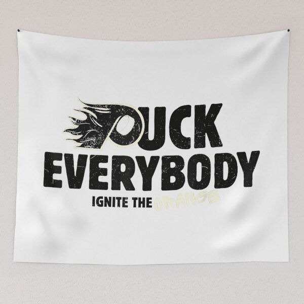 Item preview, Puck Everybody Ignite The Orange Funny Ice Hockey Sports Fan Graphic designed and sold by HarinDonreka.
