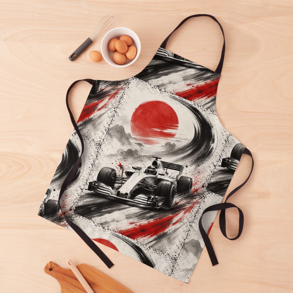 Ink Brush Grand Prix: One Design, On Everything You Own — Apron