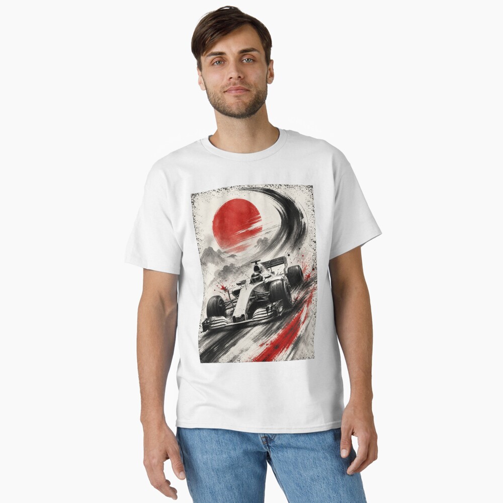 Ink Brush Grand Prix: One Design, On Everything You Own — Classic T-Shirt