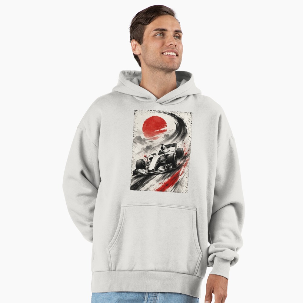 Ink Brush Grand Prix: One Design, On Everything You Own — Premium Hoodie