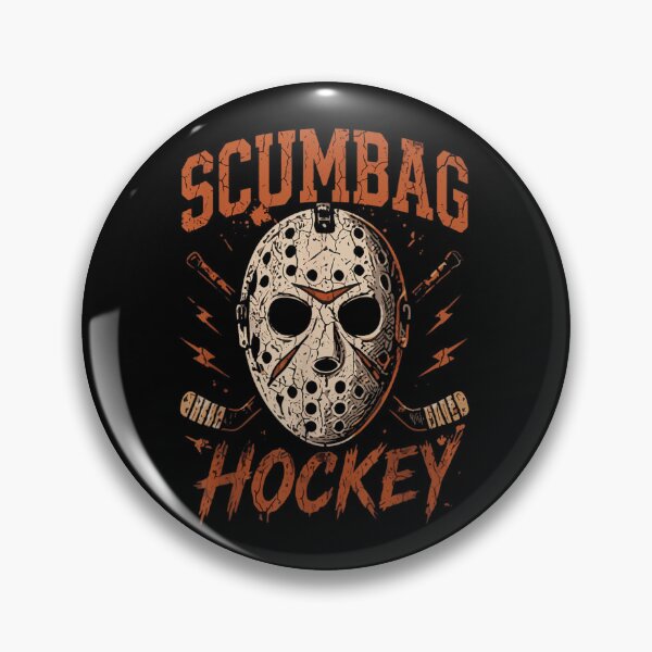 Item preview, Scumbag Hockey Vintage Jason Mask Goalie Design For Horror Sports Fans designed and sold by HarinDonreka.