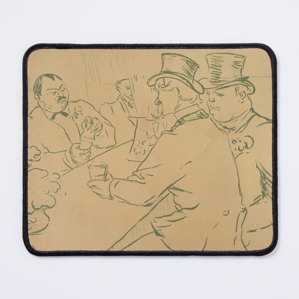 Item preview, Irish and American Bar by Henri de Toulouse-Lautrec | Vintage Paris Bar Poster Print designed and sold by artofuniverse.