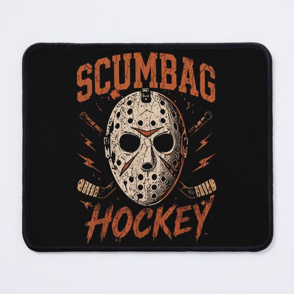 Item preview, Scumbag Hockey Vintage Jason Mask Goalie Design For Horror Sports Fans designed and sold by HarinDonreka.