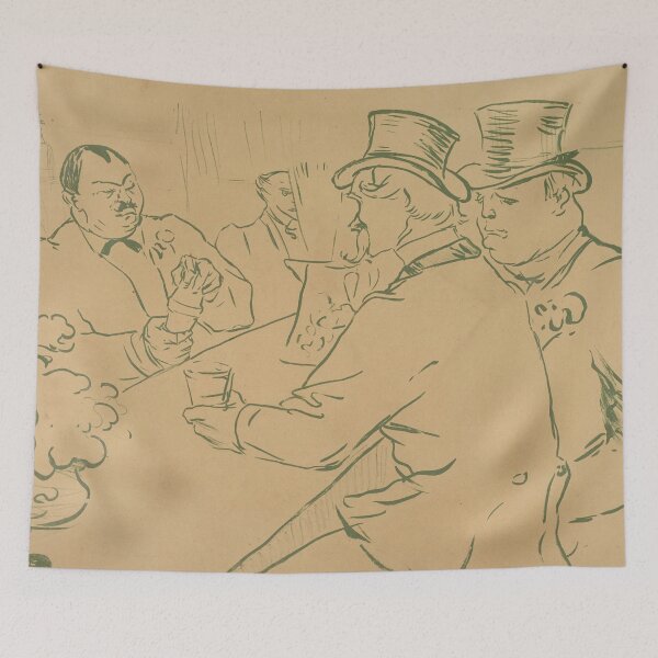 Item preview, Irish and American Bar by Henri de Toulouse-Lautrec | Vintage Paris Bar Poster Print designed and sold by artofuniverse.