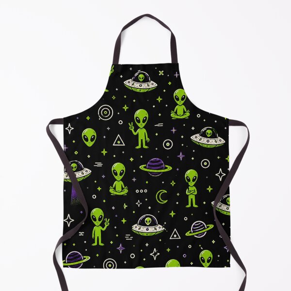 Item preview, Cute Alien UFO Pattern designed and sold by ZetaDream.