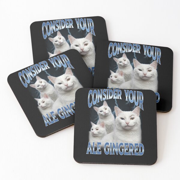 Item preview, Consider Your Ale Gingered Ginger Ale Freak Cat Meme designed and sold by elderberry.
