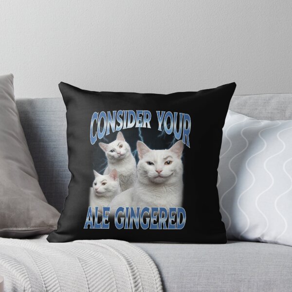 Item preview, Consider Your Ale Gingered Ginger Ale Freak Cat Meme designed and sold by elderberry.
