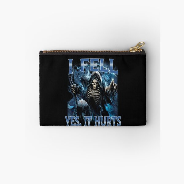 Item preview, I Fell Yes It Hurts I'm Getting Better Skeleton Reaper designed and sold by elderberry.