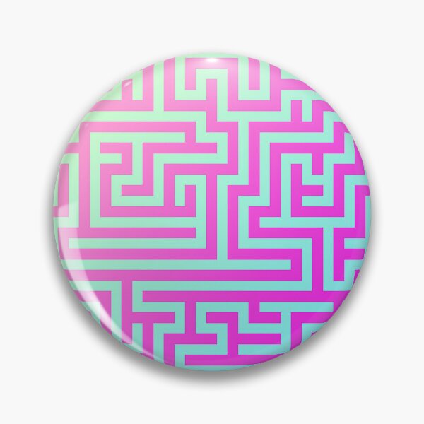 Item preview, pink square maze designed and sold by TrezeTreze.