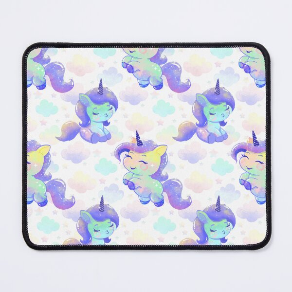 Item preview, Cute Unicorn pastel pattern designed and sold by Lone Jensen.