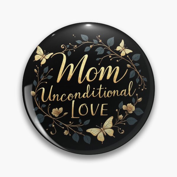 Item preview, Mom Unconditional Love Golden Floral Wreath designed and sold by M.Store.