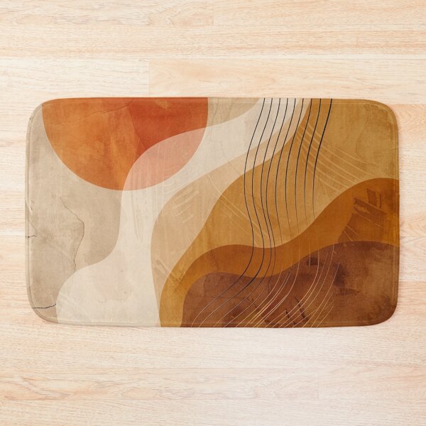 Item preview, Mid-Century Beige Modern Abstract - Vintage Earth Tone - Retro Modernist Art designed and sold by GrinGalore.