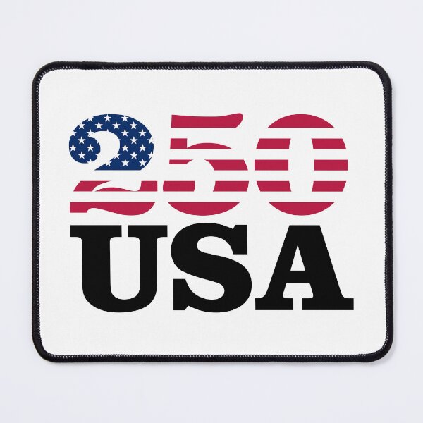 Item preview, 250 USA - America 250th Anniversary (on white) designed and sold by STUDIO-72.