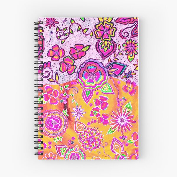 Item preview, EOS: Neon Horizon- Vibrant Maximalist Dawn Botanical Art designed and sold by Bloom Theory.