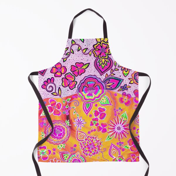 Item preview, EOS: Neon Horizon- Vibrant Maximalist Dawn Botanical Art designed and sold by Bloom Theory.