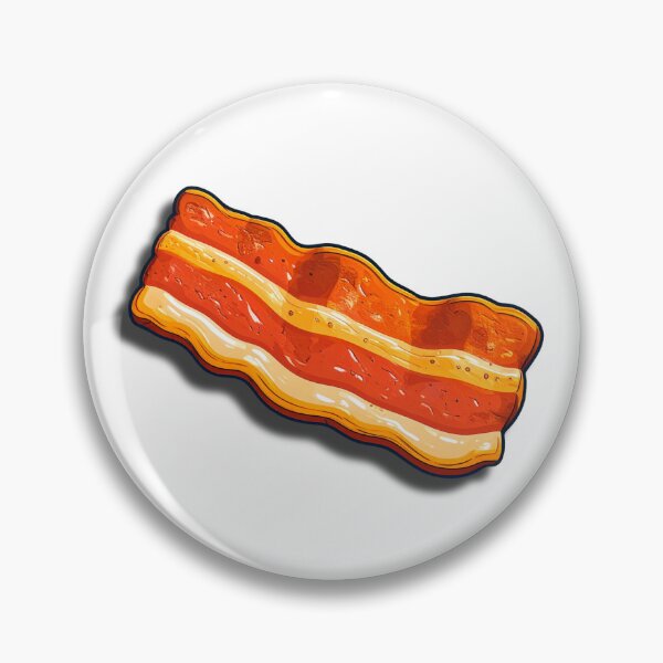 Artikelvorschau, Niedliche Speck-Illustration – Lustiges Lebensmitteldesign entworfen und verkauft von HotPicksStore.