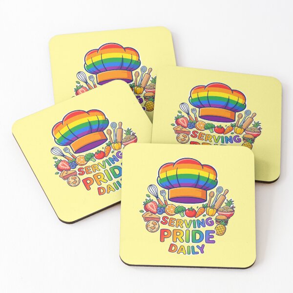 Item preview, Serving Pride Daily Chef Gift – LGBTQ Kitchen Staff Rainbow Pride Month Apparel designed and sold by Im-Ara.