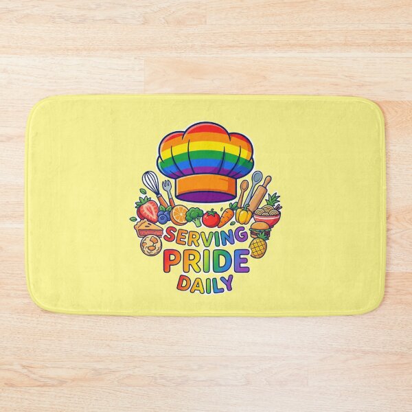 Item preview, Serving Pride Daily Chef Gift – LGBTQ Kitchen Staff Rainbow Pride Month Apparel designed and sold by Im-Ara.