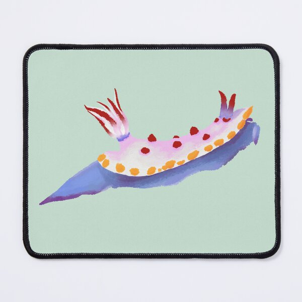 Item preview, Nudibranch - sea slug - Mexichromis multituberculata - green designed and sold by Poulpimousse.