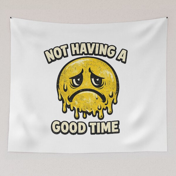 Item preview, Retro Not Having a Good Time Humor designed and sold by Art by Debasish.