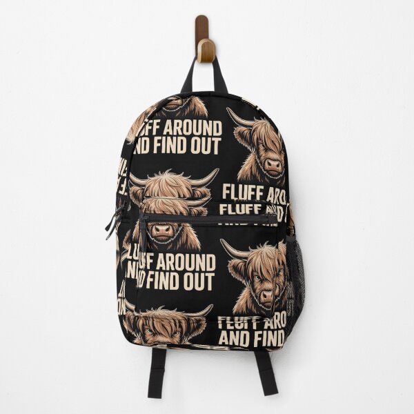 Item preview, Fluff Around And Find Out Funny Highland Cow designed and sold by issan-exe.