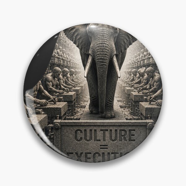 Item preview, Founder Execution Culture Elephant Industrial Brutalist Art Print designed and sold by SavannaStrikes.