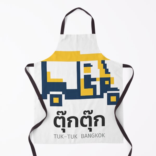 Item preview, Retro 8 Bit Pixel Art Bangkok Thai Tuk Tuk designed and sold by LoliDesignShop.