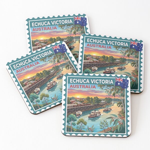 Item preview, Echuca Town Stamp designed and sold by maximinano100k.