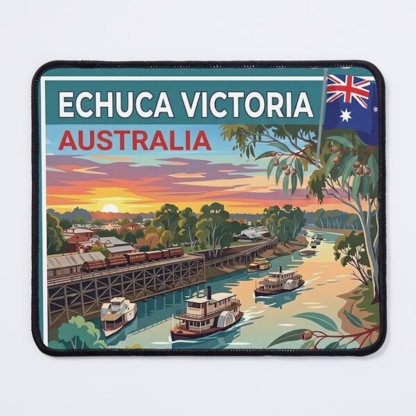 Item preview, Echuca Town Stamp designed and sold by maximinano100k.