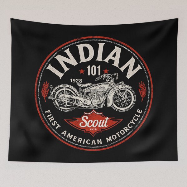 Item preview, 1928 Indian Scout 101 Vintage Badge / Logo designed and sold by EdGraphy.