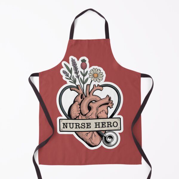 Item preview, Vintage Nurse Hero Heart - Aesthetic Anatomical Medical Art Illustration designed and sold by DAMi STORE.