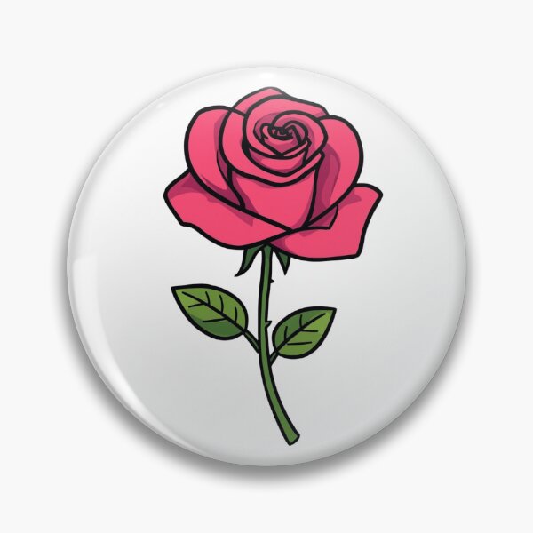 Item preview, A rose with its green stem designed and sold by Art70shop.
