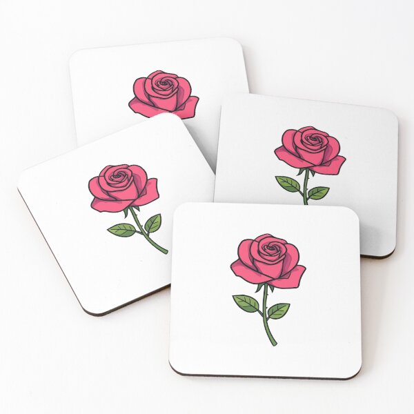 Item preview, A rose with its green stem designed and sold by Art70shop.